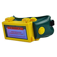 Защитные очки RIAS Welding Mask для сварки и резки металла Yellow-Green (3_01576) ES, код: 7918835