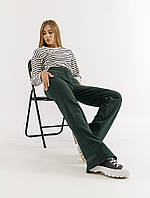 Женские брюки 38 зеленый Busem ЦБ-00229107 FE, код: 8418821