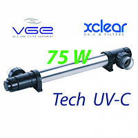 УФ стерилізатор для ставка, УФ лампа для стерилізації ставка UV-C XClear Budget Tech 75 Вт