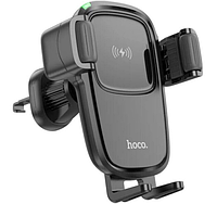 Автомобільний тримач із бездротовою зарядкою Hoco HW1 Blac