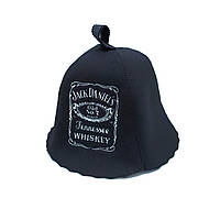 Банная шапка Luxyart Jack Daniels искусственный фетр черный (LA-748) KP, код: 8259748