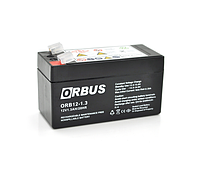 Аккумуляторная батарея ORBUS ORB1213 AGM 12V 1.3Ah GR, код: 8331645