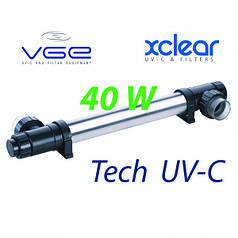 УФ стерилізатор для ставка, УФ лампа для стерилізації ставка UV-C XClear Budget Tech 40 Вт