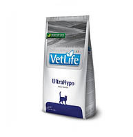 Сухой лечебный корм для кошек Farmina Vet Life UltraHypo диет. питание, при пищевой аллергии, EV, код: 7624062