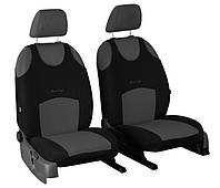 Майки чохли на передні сидіння Nissan Micra 2002-2010 Pok-ter Tuning Classic сірі EJ, код: 8282557