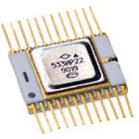 533ИР22 (Au) паралельний регістр восьмирозрядний буферний з потенційним керуванням (soick 24), фото 1