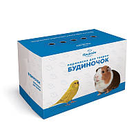 Домик-переноска для грызунов и птиц Природа Макси 25x15x17 см картон (4820157408117) GB, код: 7705110
