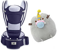 Кенгуру переноска и Пушин кэт с кексом Baby Carrier 6 в 1 Темно-Синий (n-1692) XN, код: 6980377