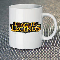 Чашка Fan Girl Логотип LoL League of Legends New (14405) 330 мл Белый SP, код: 7588145