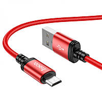 Кабель для зарядки Hoco X89 Wind USB на Micro-USB 1 m 2.4A Red TH, код: 7845672