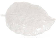 Блюдо Bona сервировочное фарфоровое Белый лист 21.8х13.3 см DP41070 LW, код: 7426541