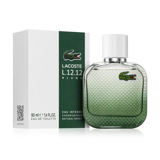 Туалетна вода Lacoste L.12.12 Blanc Eau Intense для чоловіків — edt 50 ml