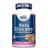 Бета-Глюкан Haya Labs Beta Glucans 100 mg 90 Caps FE, код: 8062151