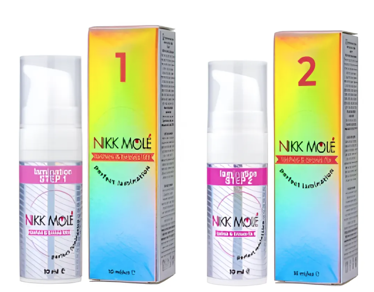 Набір для ламінування брів і вій Nikk Mole Perfect lamination STEP No1+2