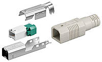 Штекер Goobay FreeEnd-USB2.0 B M конектор (набір) ToolFree сірий (75.01.2036) AG, код: 7453760
