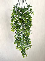 Штучний, ампельний евкаліпт (80 см, зелений із напиленням), фото 7