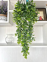 Штучний, ампельний евкаліпт (80 см, зелений із напиленням), фото 3