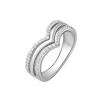 Серебряное кольцо SilverBreeze с фианитами (2082118) 16.5 размер KB, код: 7773289