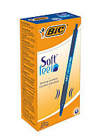 Набір кулькових ручок BIC soft feel clic grip 12 шт Синій (70330914346) HH, код: 7750689