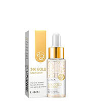 Антивікова сироватка, що відбілює, LAIKOU 24K GOLD Snail Serum (17 мл.)