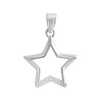 Серебряная подвеска SilverBreeze с фианитами (2139034) EJ, код: 8026440