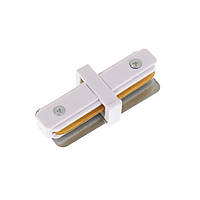 Соеденитель шинопровода прямой Brille Пластик HD-24 Белый 48-092 GT, код: 7275605