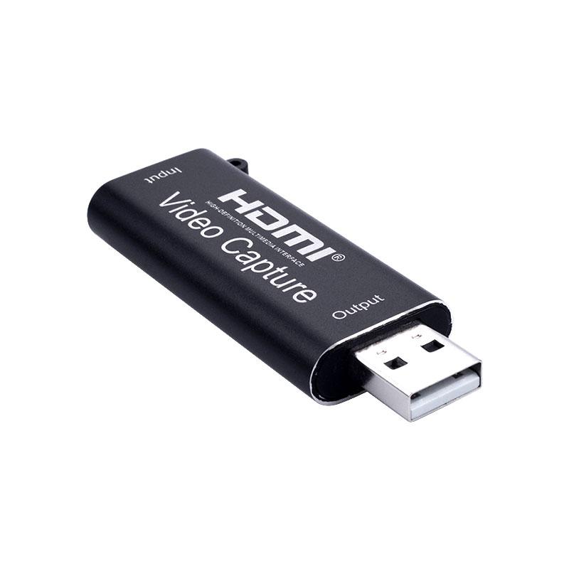 Перехідник відео Lucom USB2.0 A-HDMI M F (V.Capture) відеозахват video capture 1080p чорний ( DH, код: 7455070 - фото 3 - id-p2159484667