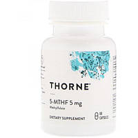Фолиевая кислота Thorne Research 5-MTHF 5 mg 60 Caps UD, код: 7519298