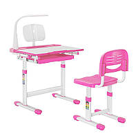 Детская парта со стульчиком FunDesk Bellissima 664х493х540-766 мм Pink OM, код: 8085837