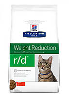 Лечебный корм Hill's PD r d Weight Reduction для снижения веса у кошек 1.5 кг (052742918709) EV, код: 7664450