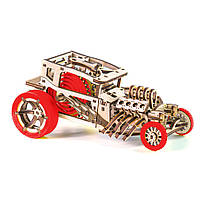 Деревянный конструктор Hot Rod Time for Machine T4M380303 Красный SM, код: 7756302