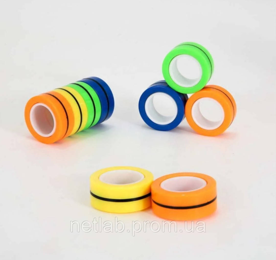 Спиннер нового поколения Magnetic Rings магнитные кольца 3 шт (S80028102) NB, код: 2570998 - фото 4 - id-p2159529889