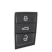 Резиновые кнопки-накладки на ключ Keyyou VW (Volkswagen) косой 3 кнопки TO, код: 7609675