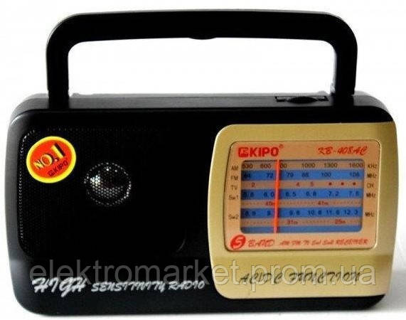 Портативный радиоприемник Kipor KB - 408AC на батарейках (5294) ET, код: 6659516 - фото 1 - id-p2159488216