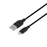 Кабель USB Borofone BX42 Silicone USB - Lightning 2,4А 1м Черный FE, код: 7633944