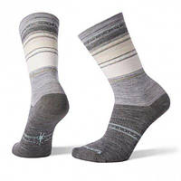 Шкарпетки Smart Wool Wm's Sulawesi Stripe Crew Light Grey (1033-SW 03900.039-S) GM, код: 6456412