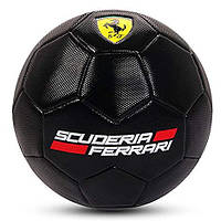 Мяч футбольный Ferrari Черный F666 UL, код: 2492382