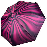 Женский зонт полуавтомат с абстрактным принтом на 8 спиц от Toprain розовая ручка 02055-6 ES, код: 8324187