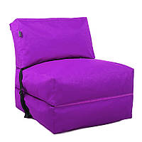 Безкаркасне крісло розкладачка Tia-Sport 180х70 см фіолетовий (sm-0666-11), код: 6537807
