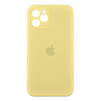 Чехол Original Full Size Square для Apple iPhone 11 Pro Crem yellow TV, код: 7521783