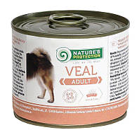 Корм Nature's Protection Adult Veal влажный с телятиной для взрослых собак всех пород 200 гр BB, код: 8452191