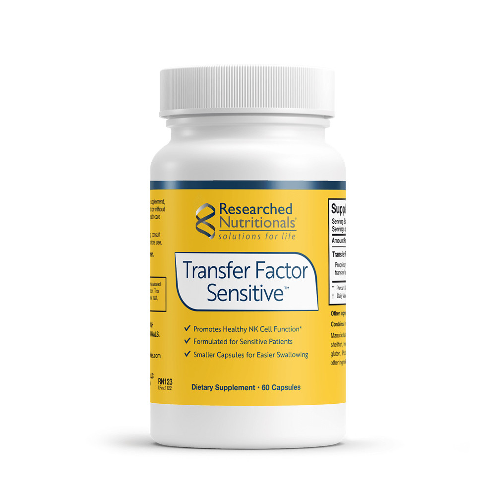 Researched Nutritionals Transfer Factor Sensitive Комплексна формула імунітету 60 кап., фото 1