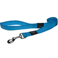 Поводок для собак со светоотражающей нитью Rogz Utility XL 1,2 м голубой (649510002847) OS, код: 7673189