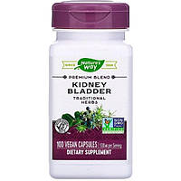 Комплекс для профилактики работы почек Nature's Way Kidney Bladder 930 mg 100 Veg Caps NWY001 AG, код: 7676921