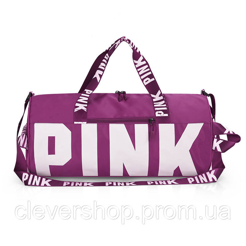 Сумка спортивна жіноча pink для фітнесу iBag Фіолетовий (IBS145F) CS, код: 8380752