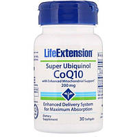 Коэнзим Life Extension Super Ubiquinol CoQ10 200 mg 30 Softgels SP, код: 7809513