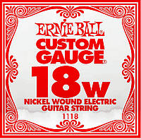 Струна Ernie Ball 1118 Nickel Wound Electric Guitar String .018 TO, код: 6556509