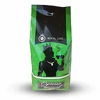 Кофе в зернах Royal-Life купаж Espresso Original 90% арабика 10% робуста 1 кг SM, код: 7768700