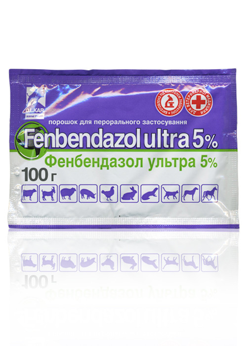Фенбендазол ультра 5% порошок 100 г