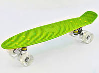 Скейт Пенни борд Best Board Green (85031) VA, код: 6978531